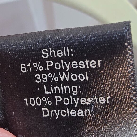 Ann Taylor Black Wool Blend Scoop Neck Sheath Dress - Picture 6 of 7